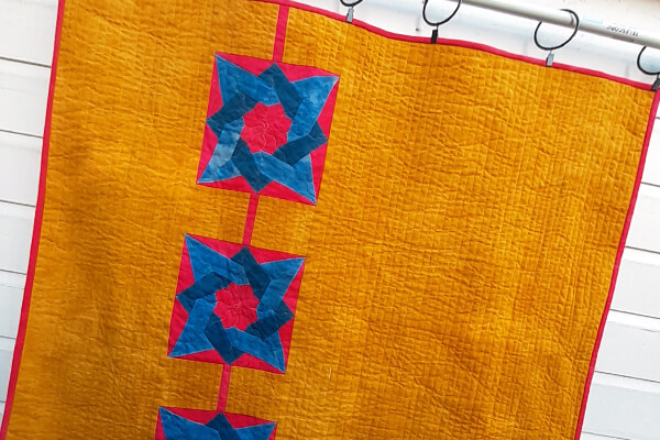 Quilt pattern Sunshine and stars hanging quilt pattern