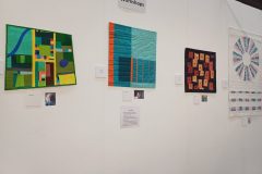 Quilts created from some of the online workshops run by ModQ