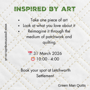 Patchwork and Quilting Workshops at The Settlement, Letchworth
