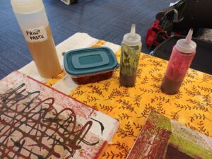 Dyes and thickener